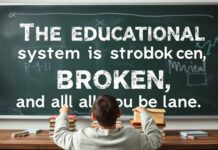 The Education System is Broken, and We’re All to Blame The educational system is broken, and we are all to blame.