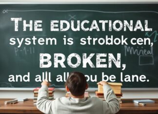 The Education System is Broken, and We’re All to Blame The educational system is broken, and we are all to blame.