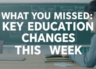 What You Missed: Key Education Shifts This Week What You Missed: Key Education Changes This Week